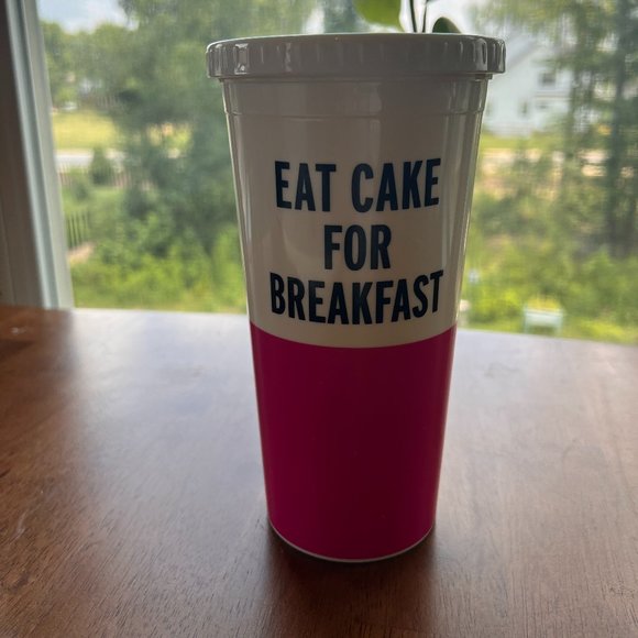 kate spade Other - Kate Spade Eat Cake for Breakfast Tumbler